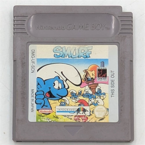 Smurfs - Cartridge - Gameboy Original (B Grade) (Genbrug)